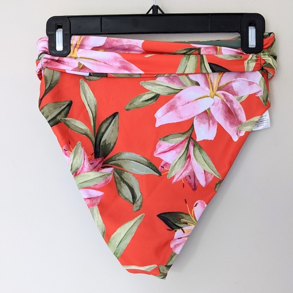 **NEW MARA HOFFMAN x REVOLVE Abigail Floral Bikini Set in Red Multi - Size Small - Picture 7 of 9